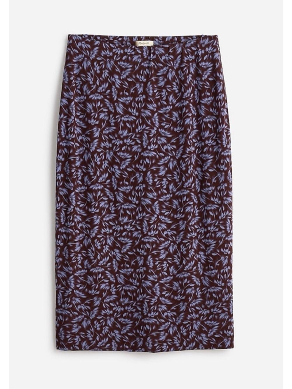 Madewell Drapey Pull-on Midi Skirt in Floral